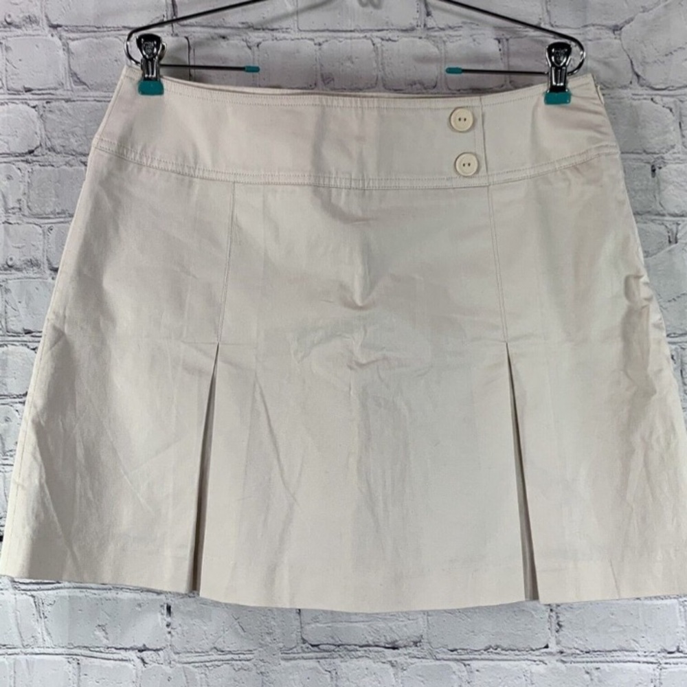 St Johns Bay Cream Skort Size 12 Stretchy